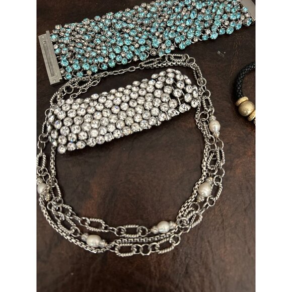 Gorgeous BLINGY lot of 6 assorted jewelry pieces - Picture 2 of 9